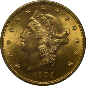 $20 Liberty Gold Double Eagles - Mint State 64
