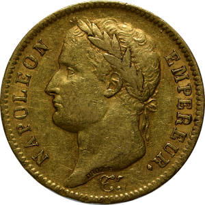 French Franc - 40 Franc, VF-XF